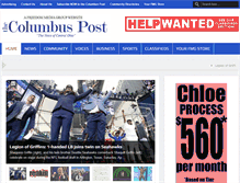 Tablet Screenshot of columbuspost.com